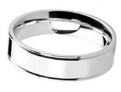 4mm Mens Ring with F07 finish - Hamilton & Lewis Jewellery