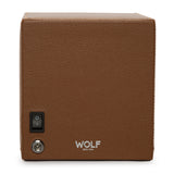 Wolf Single Cognac Cub Winder with Cover 461127 - Hamilton & Lewis Jewellery