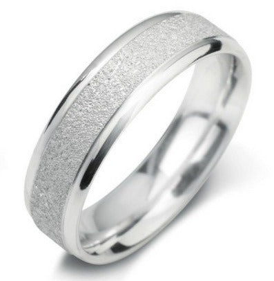 4mm Mens Ring with F26 finish - Hamilton & Lewis Jewellery
