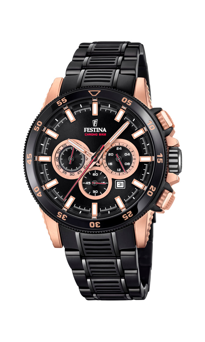 Festina hotsell black gold