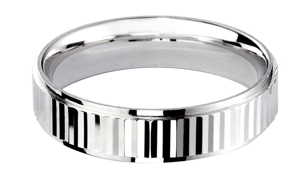 4mm Mens Ring with F71 finish - Hamilton & Lewis Jewellery