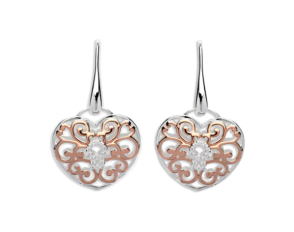 Unique & Co Ladies Sterling Silver Earrings ME-575 - Hamilton & Lewis Jewellery