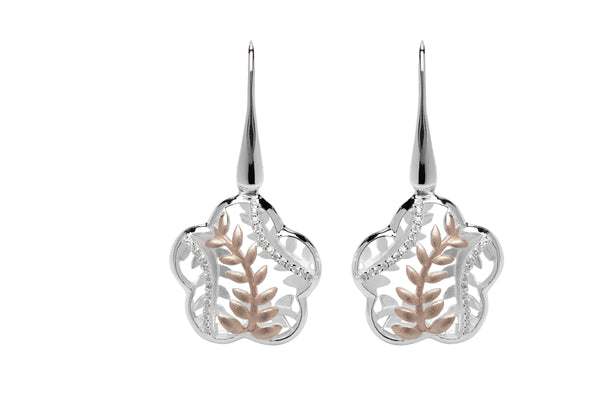 Unique & Co Ladies Sterling Silver Earrings ME-634 - Hamilton & Lewis Jewellery