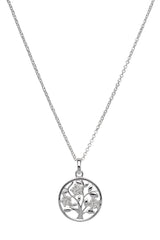 Unique & Co Ladies Sterling Silver Necklace MK-601 - Hamilton & Lewis Jewellery