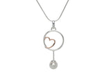 Unique & Co Ladies Sterling Silver Necklace MK-648 - Hamilton & Lewis Jewellery