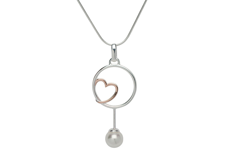 Unique & Co Ladies Sterling Silver Necklace MK-648 - Hamilton & Lewis Jewellery