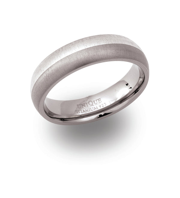 Unique & Co Titanium Ring TR-7 - Hamilton & Lewis Jewellery