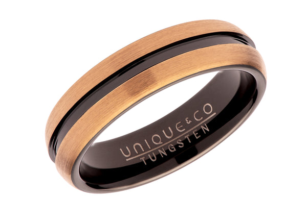 Unique & Co Tungsten Ring TUR-106 - Hamilton & Lewis Jewellery