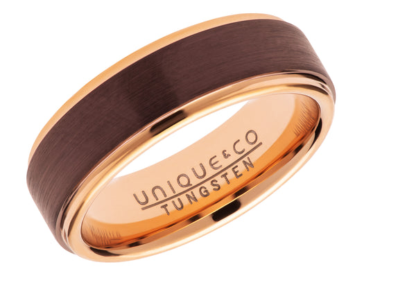 Unique & Co Tungsten Ring TUR-107 - Hamilton & Lewis Jewellery