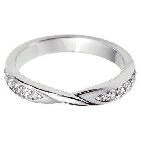 Ribbon wedding band sales