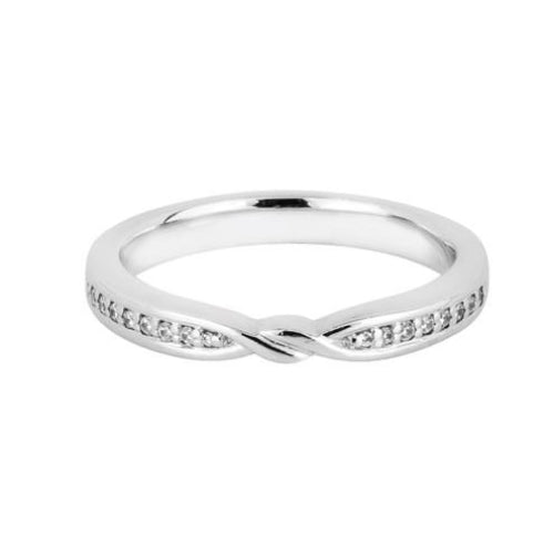 Love knot hot sale engagement ring