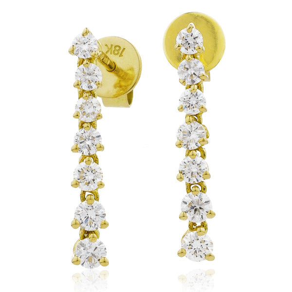 Diamond Drop Earring Set 0.75ct - 1.25ct - Hamilton & Lewis Jewellery