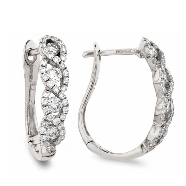 Diamond Hoop Earring Set 0.55ct - Hamilton & Lewis Jewellery