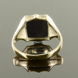 Blue Reversible Shield Head Solid Gold Square and Compass with G Masonic Ring - Hamilton & Lewis Jewellery