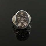 Order of the Secret Monitor Solid Silver Masonic Ring - Hamilton & Lewis Jewellery