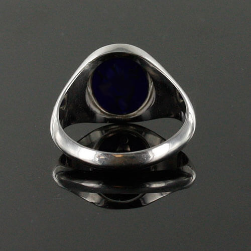 Reversible Solid Silver Royal Arch Masonic Ring (Black) - Hamilton & Lewis Jewellery