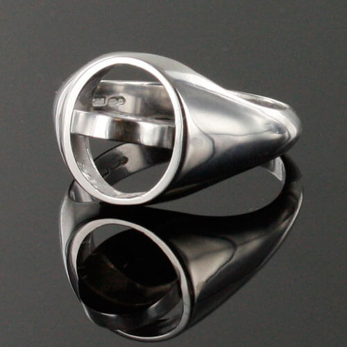 Reversible Solid Silver Triple Tau Masonic Ring - Hamilton & Lewis Jewellery
