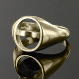 Reversible 9ct Gold Royal Arch Masonic Ring (Black) - Hamilton & Lewis Jewellery