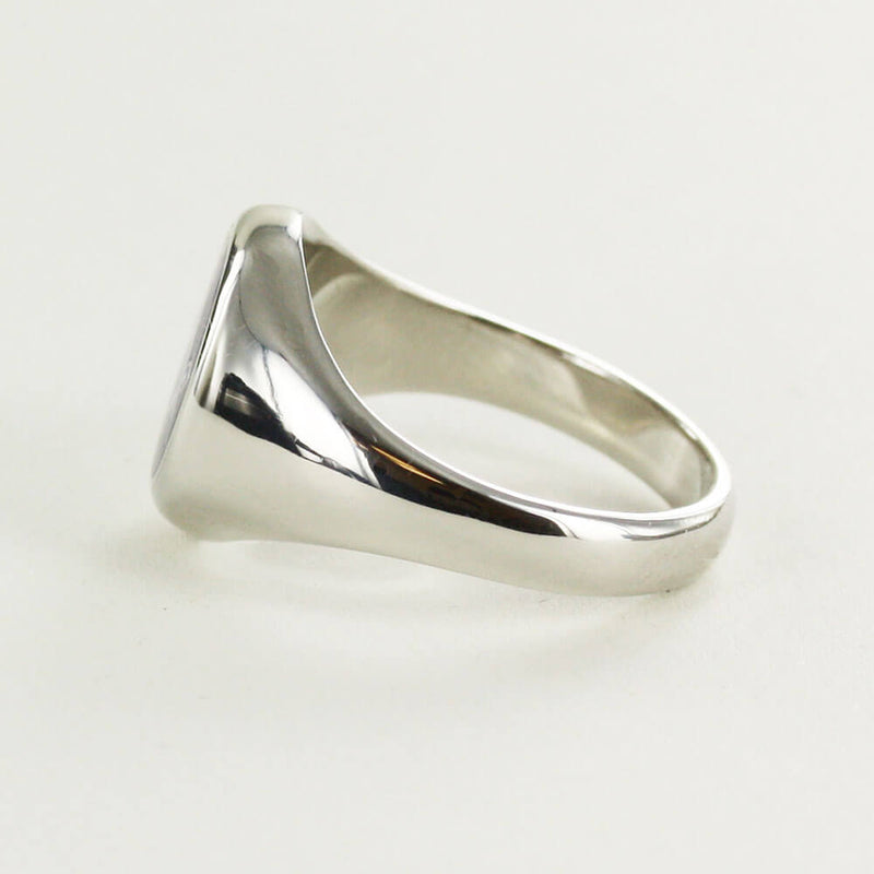 Solid Silver Triple Tau Masonic Ring- Fixed Head - Hamilton & Lewis Jewellery