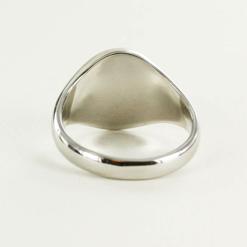 Solid Silver Triple Tau Masonic Ring- Fixed Head - Hamilton & Lewis Jewellery