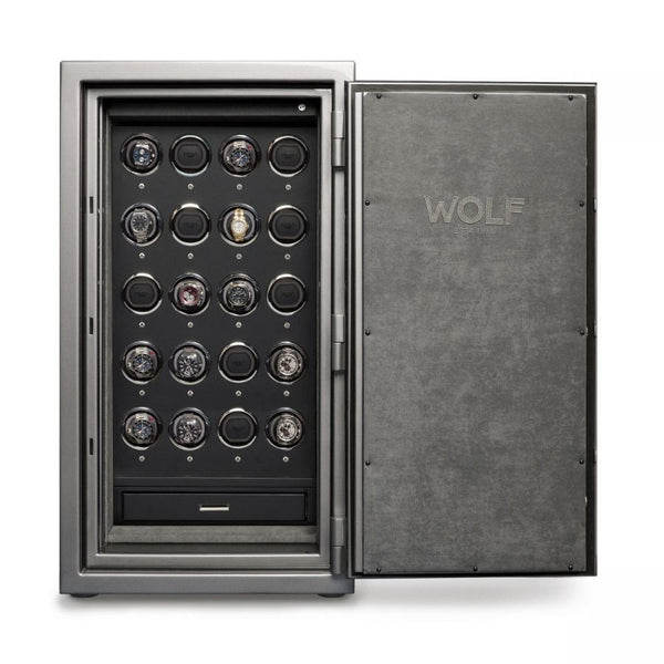Wolf Atlas 20 piece Titanium Winder Safe 492065 - Hamilton & Lewis Jewellery