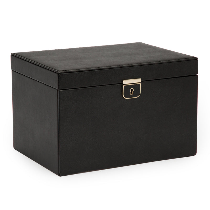 Wolf Black Palermo Large Jewellery Box 213002 - Hamilton & Lewis Jewellery