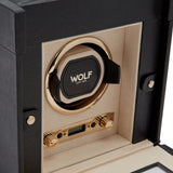 Wolf Single Black Palermo Winder with Storage 213702 - Hamilton & Lewis Jewellery