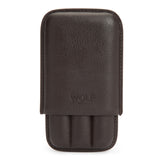 Wolf Blake Brown 3 Piece Cigar Case 306606 - Hamilton & Lewis Jewellery