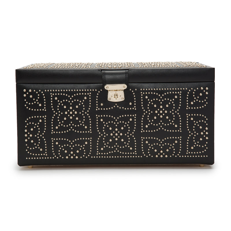 Wolf Black Marrakesh Large Jewellery Box 308202 - Hamilton & Lewis Jewellery