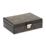 Wolf Black Marrakesh Small Flat Jewellery Box 308302 - Hamilton & Lewis Jewellery