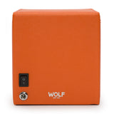 Wolf Single Orange Cub Winder with Cover 461139 - Hamilton & Lewis Jewellery