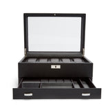 Wolf 10 Piece Viceroy Watch Box with Storage 466202 - Hamilton & Lewis Jewellery