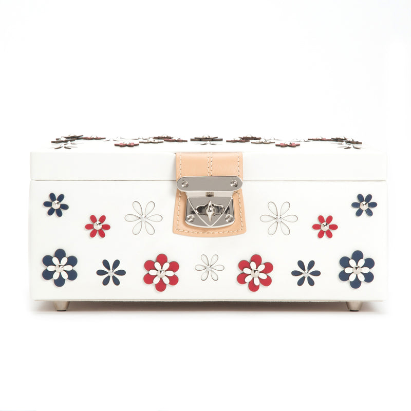 Wolf White Blossom Medium Jewellery Box 467153 - Hamilton & Lewis Jewellery