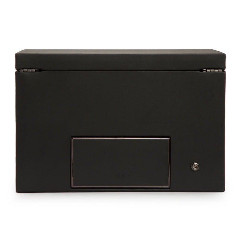 Wolf Double Black Axis Winder with Storage 469303 - Hamilton & Lewis Jewellery
