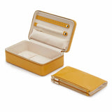 Wolf Mustard Maria Medium Zip Case 766393 - Hamilton & Lewis Jewellery