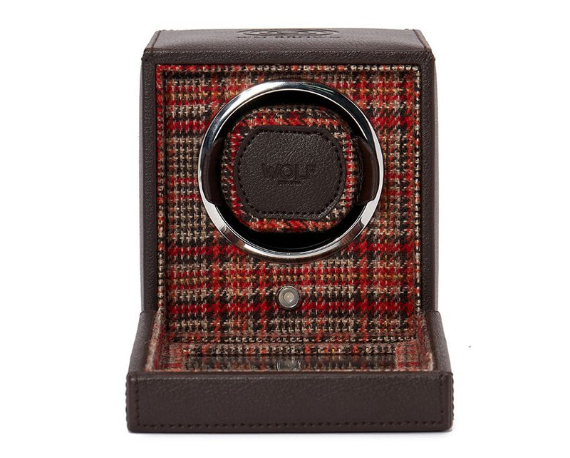 Wolf WM Brown Single Winder with Cover 800670 - Hamilton & Lewis Jewellery
