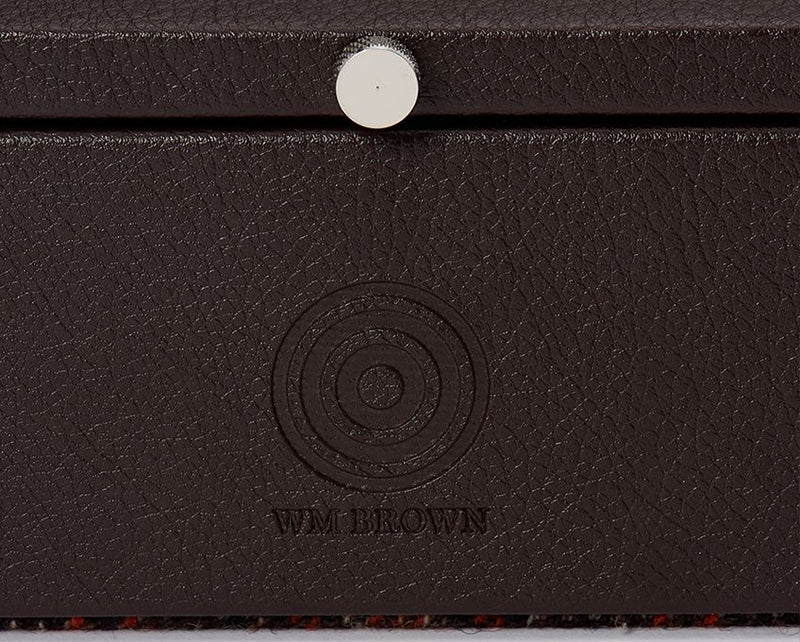 Wolf 5 Piece WM Brown Watch Box 800672 - Hamilton & Lewis Jewellery