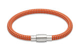 Unique & Co Orange Climbing Rope Bracelet B242ORANGE - Hamilton & Lewis Jewellery
