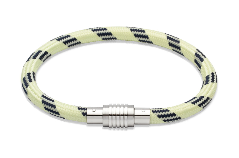 Unique & Co White Climbing Rope Bracelet B242WH - Hamilton & Lewis Jewellery