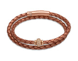 Unique & Co Ladies Copper Leather Bracelet B269CO - Hamilton & Lewis Jewellery