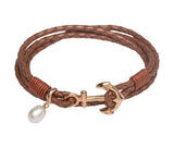 Unique & Co Ladies Copper Leather Bracelet B314CO - Hamilton & Lewis Jewellery
