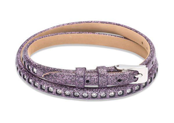 Unique & Co Ladies Berry Leather Bracelet B342BE - Hamilton & Lewis Jewellery