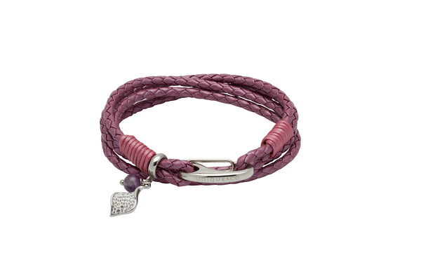 Unique & Co Ladies Fruit Punch Leather Bracelet B394FP - Hamilton & Lewis Jewellery