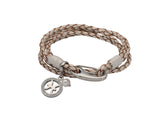 Unique & Co Ladies Pearl Leather Bracelet B415PE - Hamilton & Lewis Jewellery