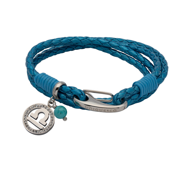 Brown & Blue Rope & Silver Bracelet For Men - Multicolour | Harbour UK  Bracelets | Wolf & Badger