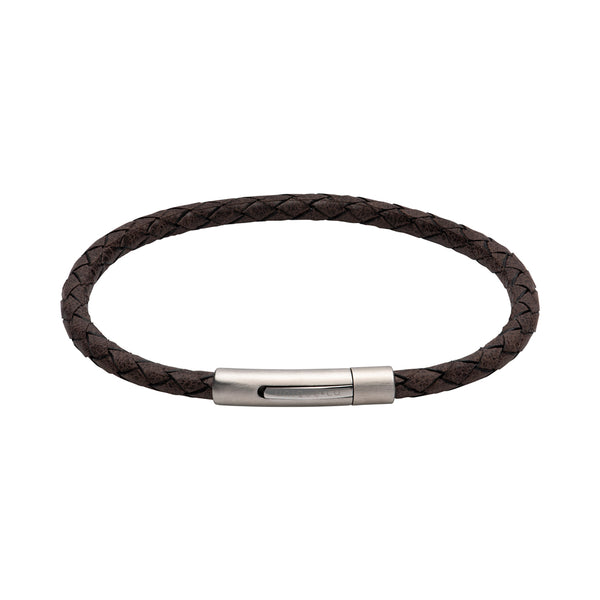 Unique & Co Moro Leather Bracelet B444MO - Hamilton & Lewis Jewellery