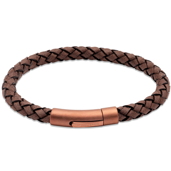 Unique & Co Moro Leather Bracelet B452MO - Hamilton & Lewis Jewellery