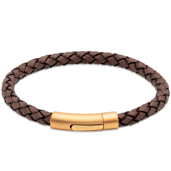 Unique & Co Moro Leather Bracelet B453MO - Hamilton & Lewis Jewellery