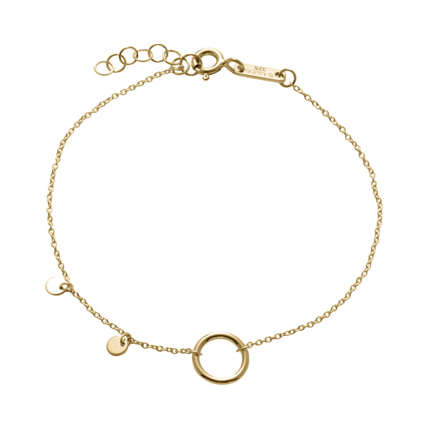 Unique & Co 9ct. Yellow Gold Bracelet- DBR-50 - Hamilton & Lewis Jewellery