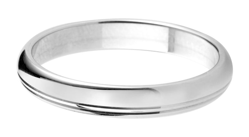 4mm Mens Ring with F11 finish - Hamilton & Lewis Jewellery